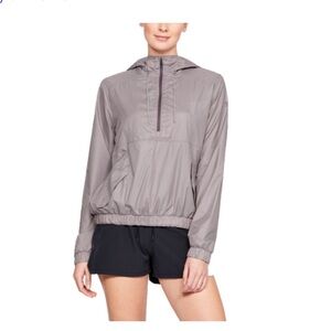 Under Armour Women's Windbreaker Anorak Tetra Gray